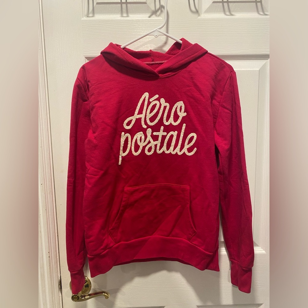 Hot pink Aeropostale hoodie